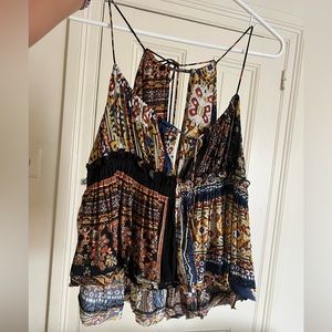 Free People flowy printed Tank Top